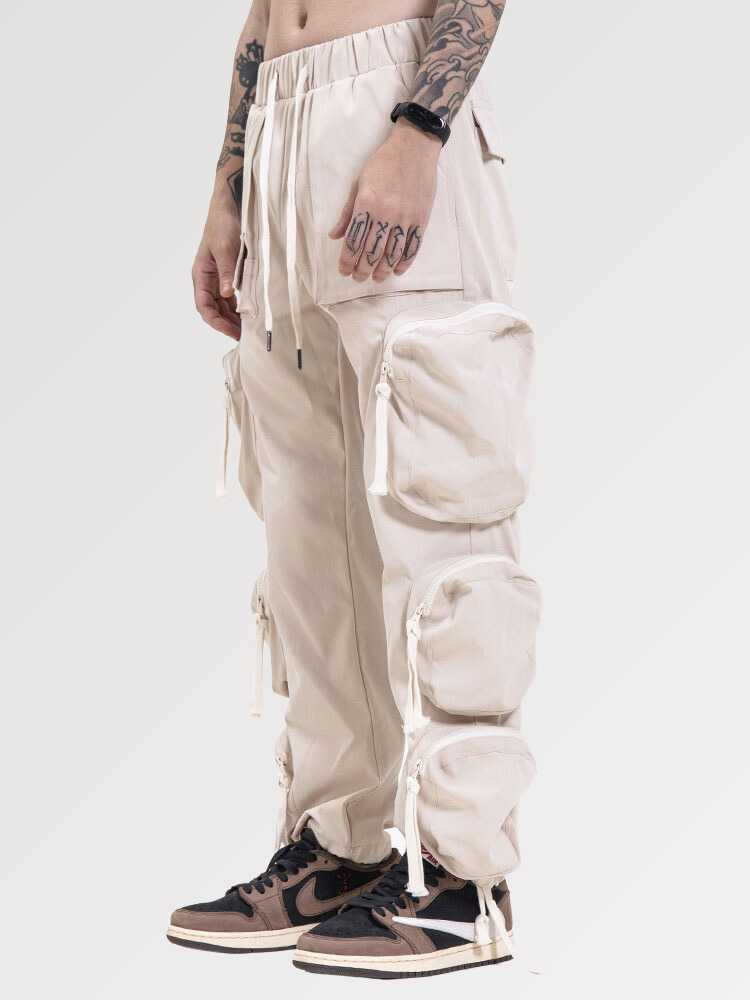 Light Beige Cargo Pants 'The Casual' - Image 3