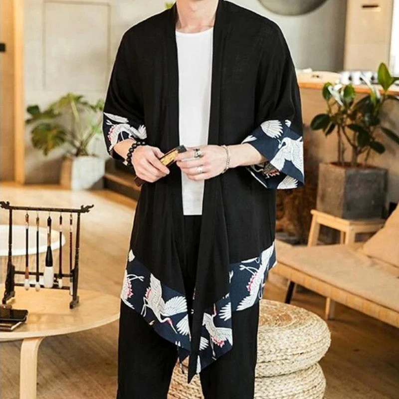 Long Kimono Cardigan 'Ryota' - Image 3
