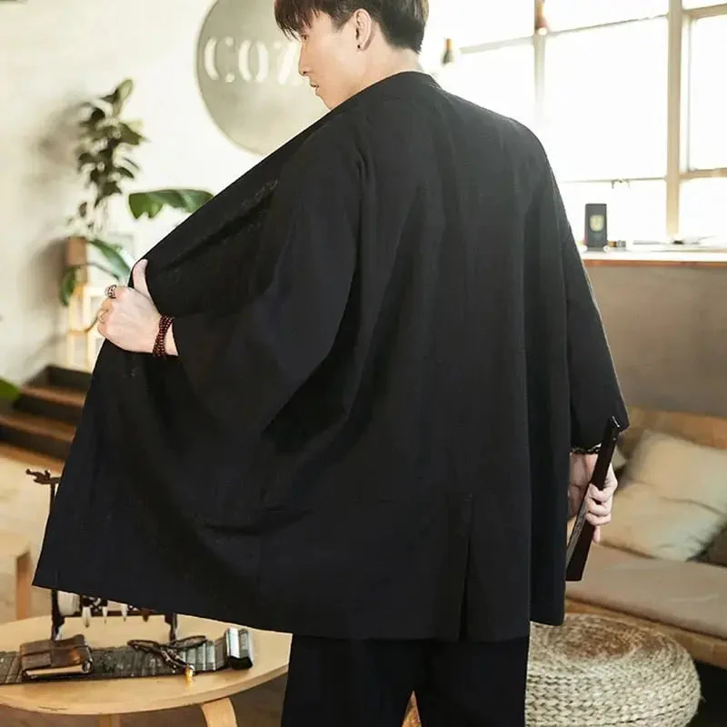 Long Kimono Jacket 'Takeo' - Image 4