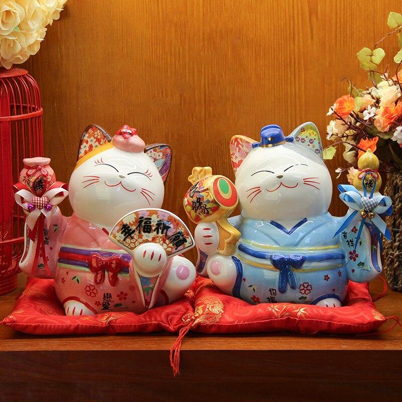 Maneki Neko Money Box ‘Pink Fortune' - Image 2