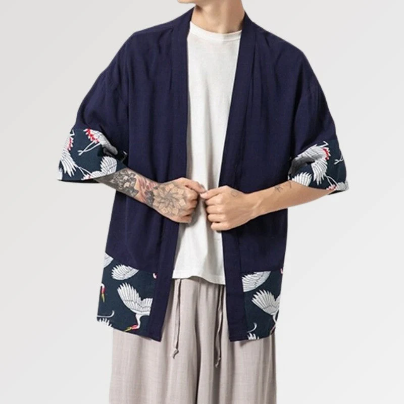 Men Kimono Cardigan 'Hisashi' - Image 4