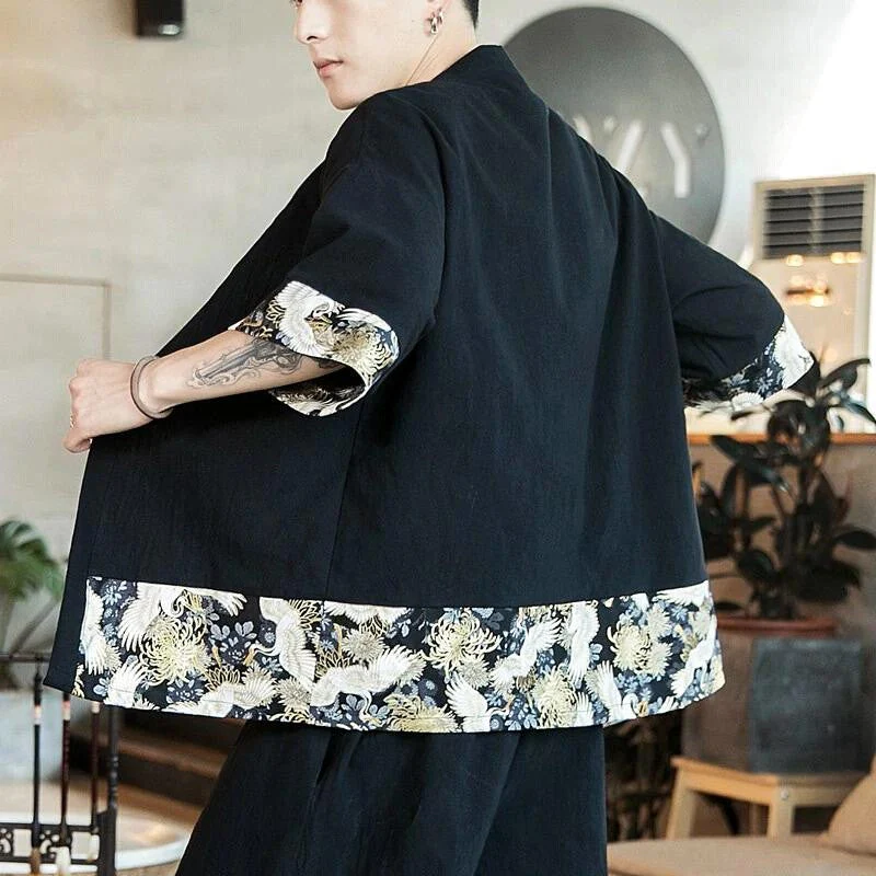 Mens Kimono Shirt 'Arata x Watanabe' - Image 3