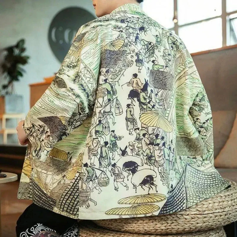Printed Kimono Jacket 'Kaito Edition' - Image 4