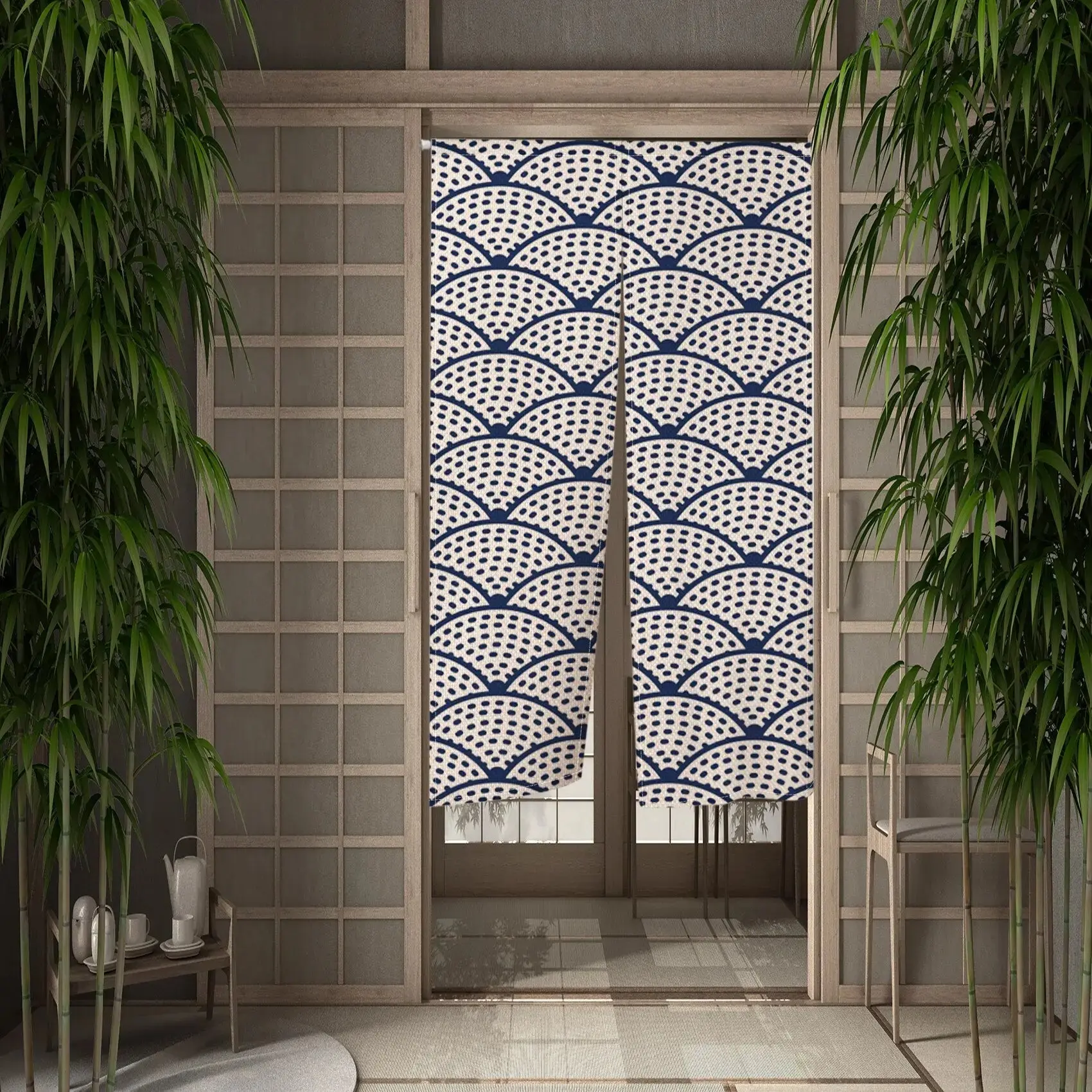 Japanese Noren 'Shima'