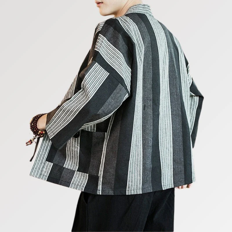 Striped Kimono Cardigan 'Shurina' - Image 3
