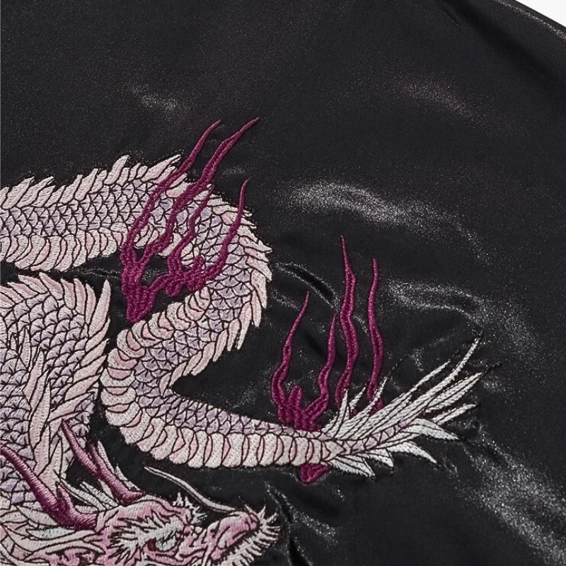 Sukajan Dragon Jacket 'Kokuryū Flame' - Image 4