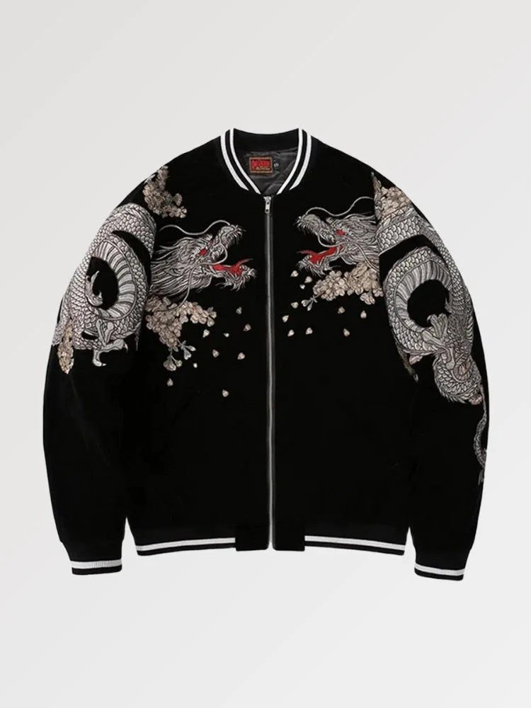 Sukajan Souvenir Jacket 'Ryu Bushido' - Image 3