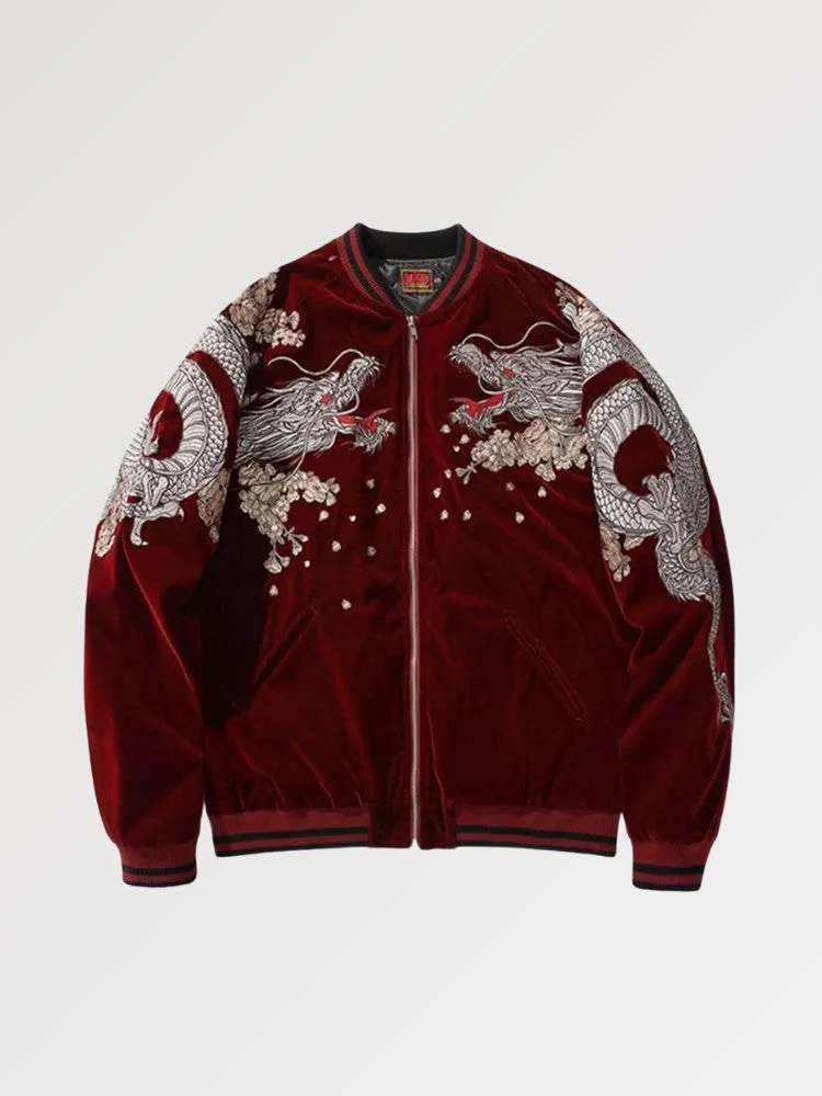 Sukajan Souvenir Jacket 'Ryu Bushido' - Image 4