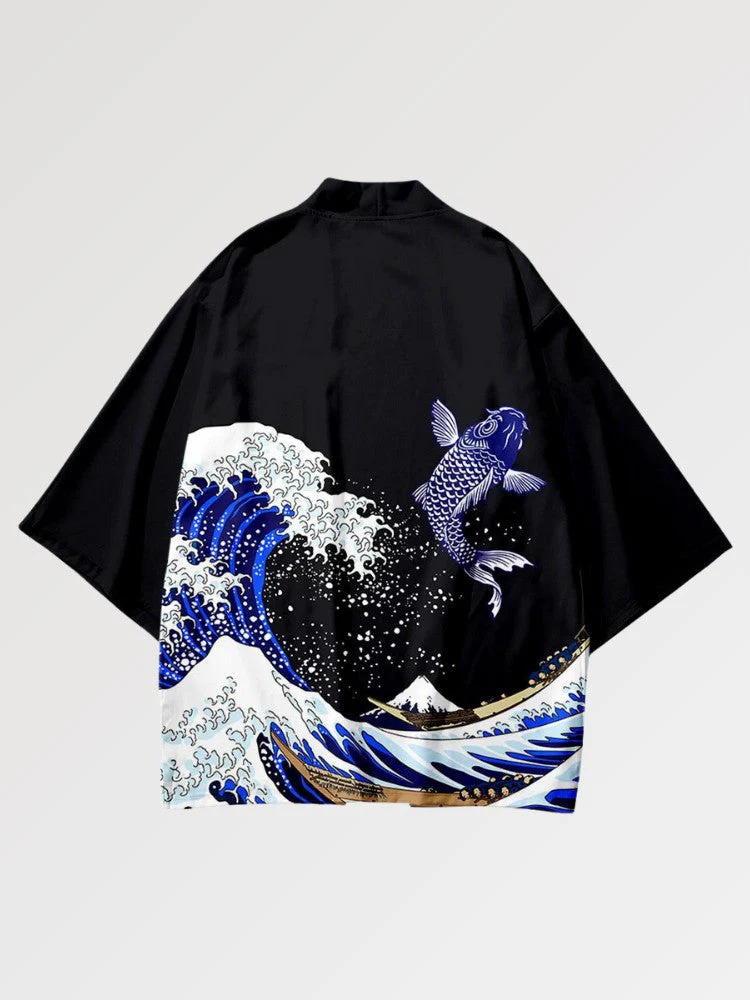 The Great Wave off Kanagawa Kimono - Image 3