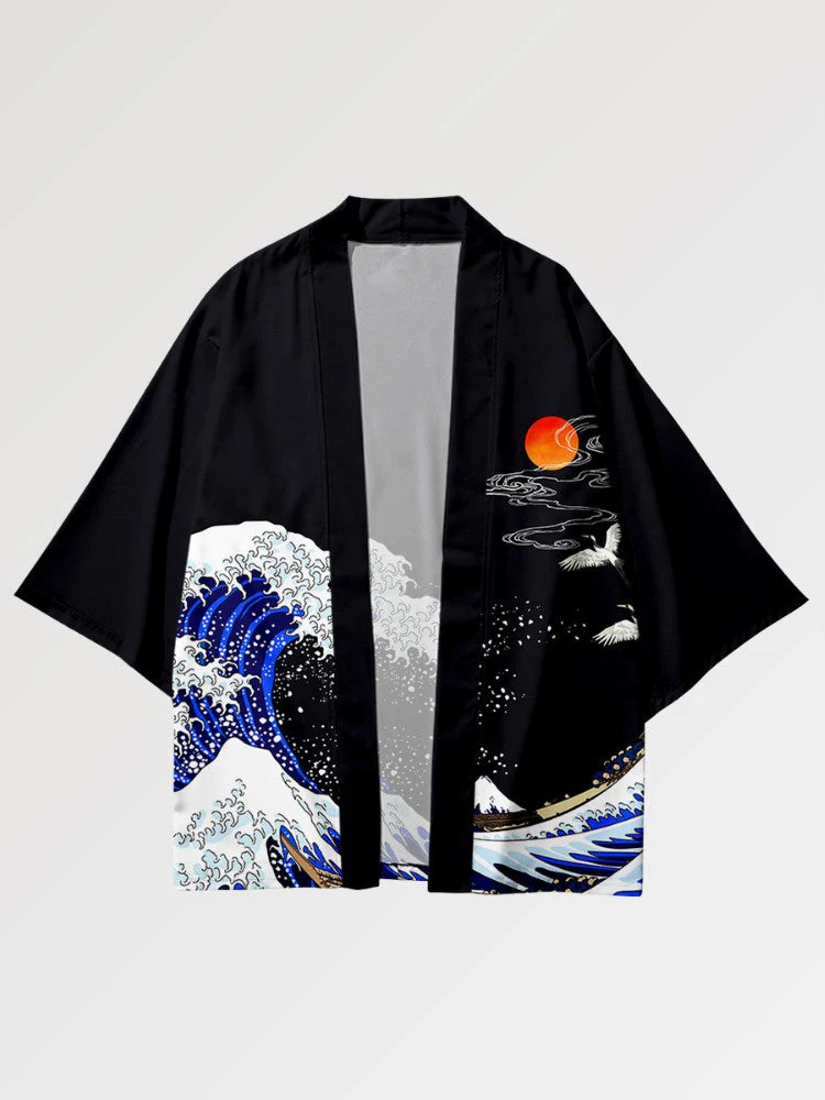 The Great Wave off Kanagawa Kimono - Image 4