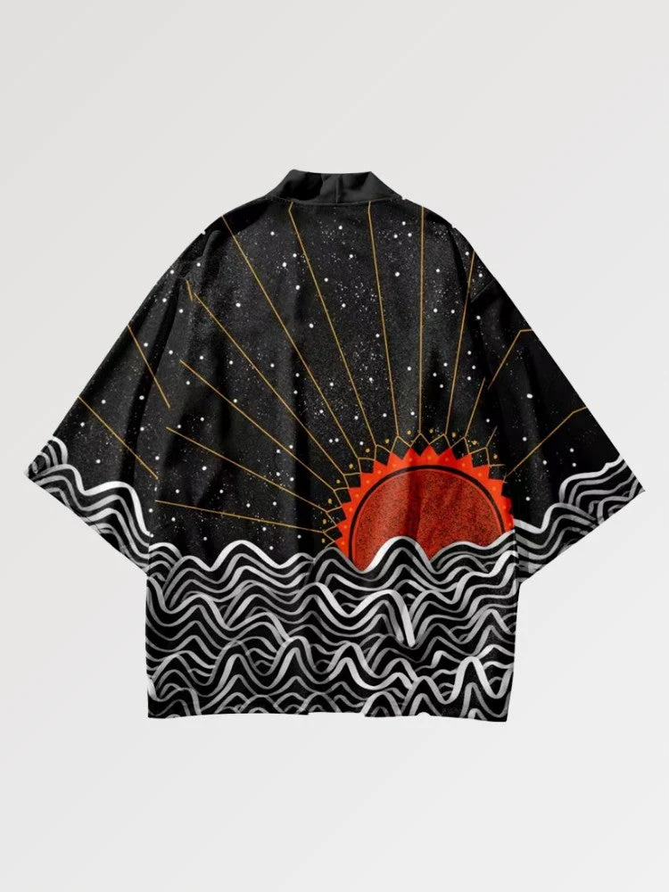 Traditional Haori 'Tsuki no Taiyo'