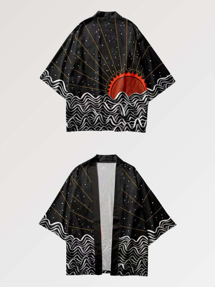 Traditional Haori 'Tsuki no Taiyo' - Image 3