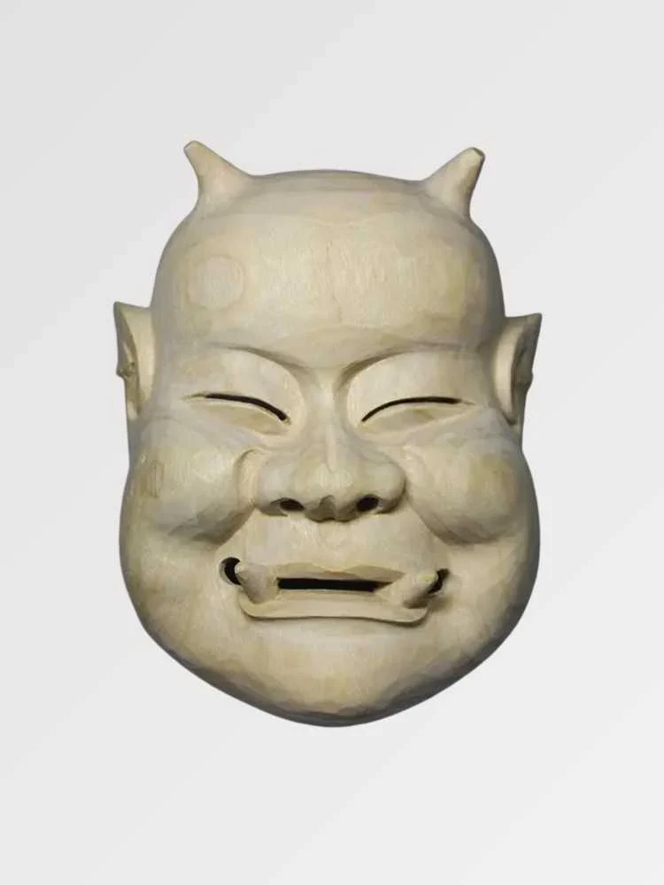 Traditional Japanese Mask 'Shiata'