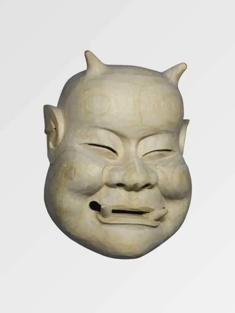 Traditional Japanese Mask 'Shiata' - Image 2