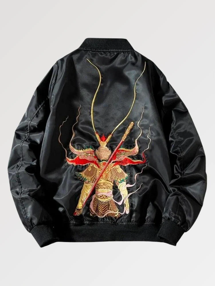 Vintage Japanese Bomber Jacket 'Samurai'