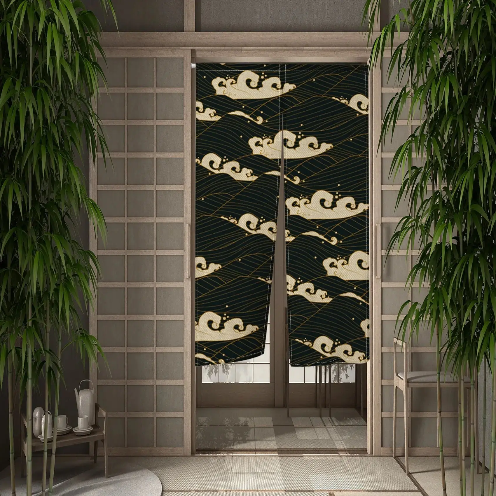 Japanese Noren 'Yoru'