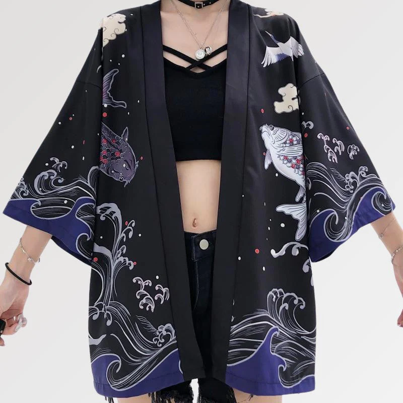 Women Kimono Jacket 'Miyuki - Image 3