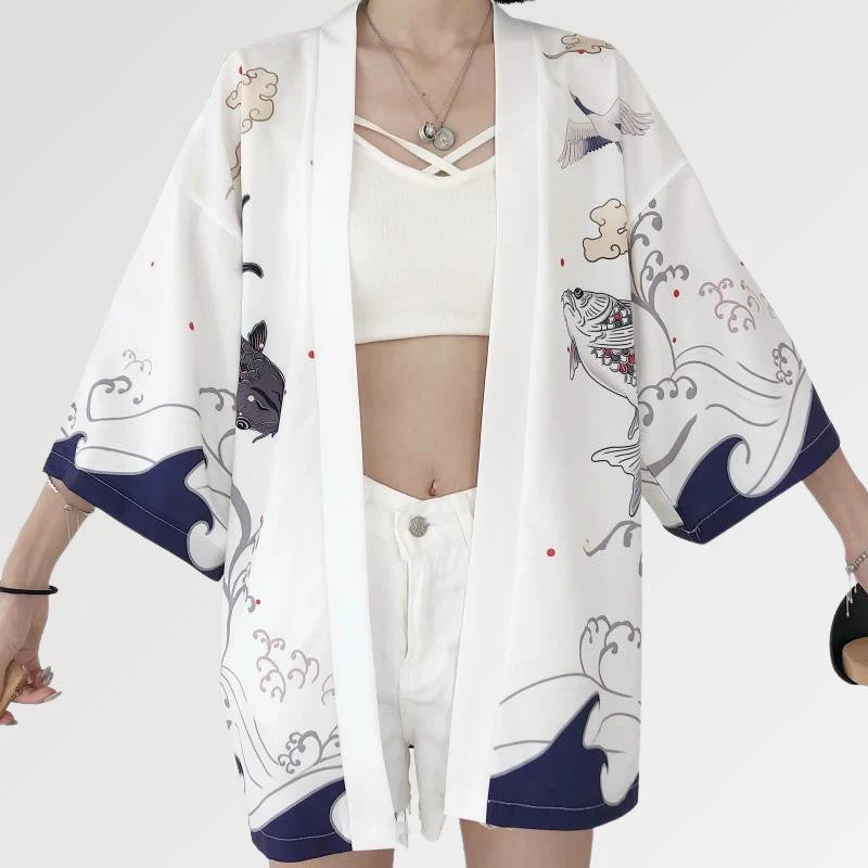 Women Kimono Jacket 'Miyuki - Image 4
