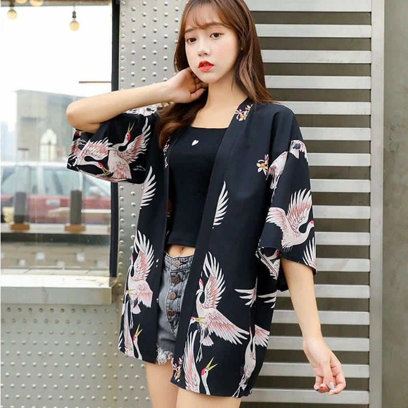 Women's Short Kimono Jacket 'Annaki' - Image 6